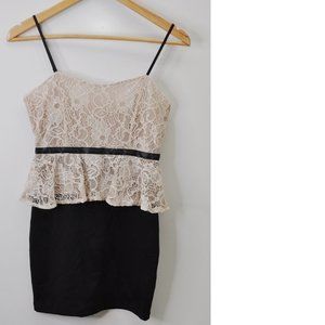 Solemio Sexy Lace Mini Dress